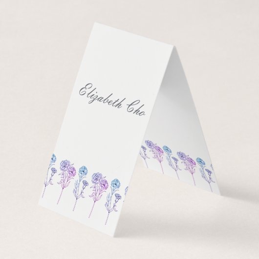 名パーソナライズされた刺 名刺 (正面)