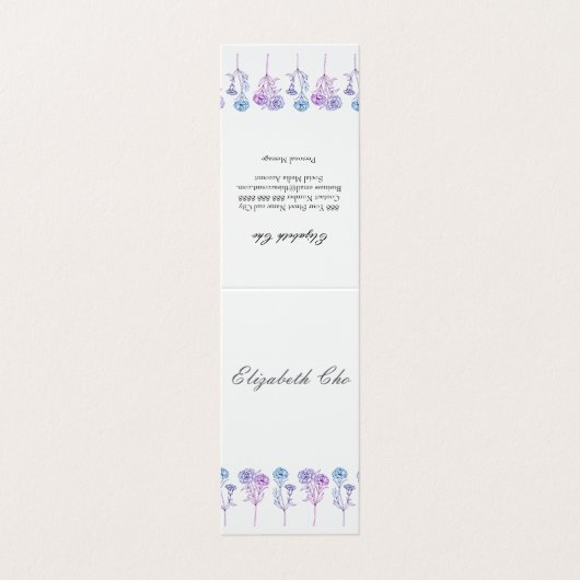 名パーソナライズされた刺 名刺 (外部フラット)