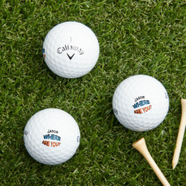 名パーソナライズされた前おもしろい失ったGolf ゴルフボール