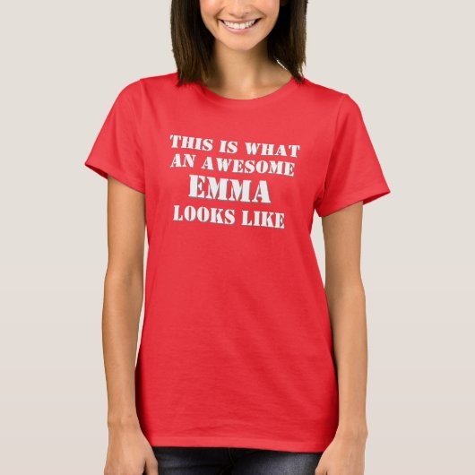 名パーソナライズされた前おもしろい引用文ユーモア贈り物誕生日 Tシャツ (正面)