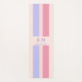 名パーソナライズされた前とイニシャル ヨガマット (正面)