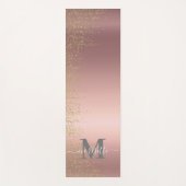 名パーソナライズされた前とイニシャル ヨガマット (正面)