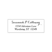 名パーソナライズされた前と住所 セルフインキングスタンプ (デザイン)