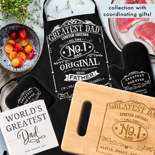 名パーソナライズされた前と共に素晴らしパパ Tシャツ