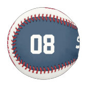 名パーソナライズされた前と年齢の野球 野球ボール (正面左)