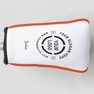 名パーソナライズされた前のカスタムロゴ ゴルフヘッドカバー