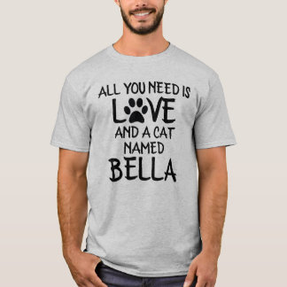 名パーソナライズされた前の父親による猫パパ贈り物 Tシャツ