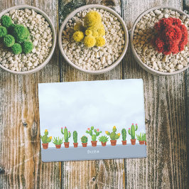 名パーソナライズされた前の花サボテンのコレクション ポストイット