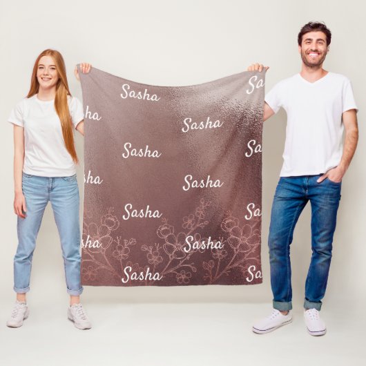 名パーソナライズされた前は子供へ成人 フリースブランケット (インサイチュ)