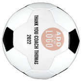 名パーソナライズされた前を付けてくれてありがとう サッカーボール (回転)