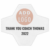 名パーソナライズされた前を付けてくれてありがとう サッカーボール (フラット)