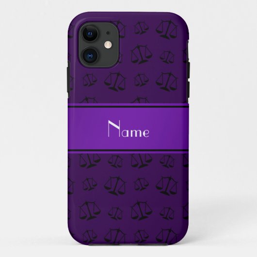 名パーソナライズされた前を正すはかりで測 Case-Mate iPhoneケース (裏面)