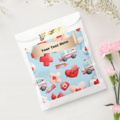 名パーソナライズされた前を追加する医療、医療、ナース フェイバーバッグ (封をした状態)