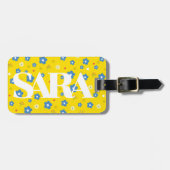 名パーソナライズされた前アクリル荷物タグ ラゲッジタグ (正面横)