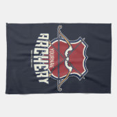 名パーソナライズされた前アーチェリースポーツ反曲弓矢 キッチンタオル (横)