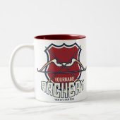 名パーソナライズされた前アーチェリースポーツ反曲弓矢 ツートーンマグカップ (左)