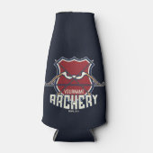 名パーソナライズされた前アーチェリースポーツ反曲弓矢 ボトルクーラー (正面)