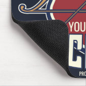 名パーソナライズされた前アーチェリースポーツ反曲弓矢 マウスパッド (コーナー)