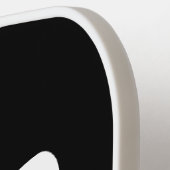 名パーソナライズされた前イニシャル付きピックボールパドル ピックルボールラケット (左詳細)