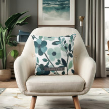 名パーソナライズされた前エレガント青アクアフローラつる植物