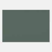 名パーソナライズされた前カスタムロットワイラードッグクリスマス ラッピングペーパーシート (正面3)