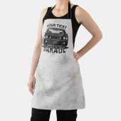 名パーソナライズされた前クラシック名マッスルカーガレージレトロ エプロン (インサイチュ)