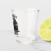 名パーソナライズされた前クラシック名マッスルカーガレージレトロ ショットグラス (右)