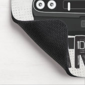 名パーソナライズされた前クラシック名マッスルカーガレージレトロ マウスパッド (コーナー)