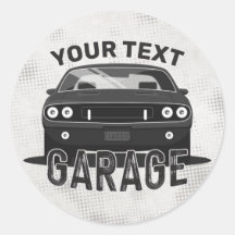 名パーソナライズされた前クラシック名マッスルカーガレージレトロ