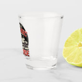 名パーソナライズされた前クラシック車ガレージカスタムショップ ショットグラス (右)