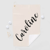 名パーソナライズされた前クリーエレガントムのミニマリスト ゴルフタオル (インサイチュ)