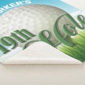 名パーソナライズされた前ゴルファーGolf Pro Ball 19th Hole シェルパブランケット (3/4)