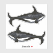 名パーソナライズされた前シール シール (シート)