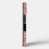 名パーソナライズされた前バラ金ゴールドグリッタースパークル Case-Mate iPhoneケース (裏面 / 右)