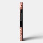 名パーソナライズされた前バラ金ゴールドグリッタースパークル Case-Mate iPhoneケース (裏面 / 左)