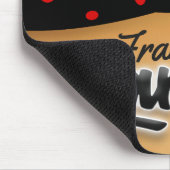 名パーソナライズされた前ビキニBabeガールマンケーブガレージ マウスパッド (コーナー)