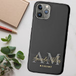 名パーソナライズされた前ブラック金ゴールドモノグラモダンム iPhone 11 PROケース<br><div class="desc">Introducing the パーソナライズされた Name Black金ゴールドモノグラムiPhoneケース – プレミアムな電話の保護と組み合わモダンせた洗練されたカスタマイズ可能なアクセサリーしゃれているを提供します。このモノグラムの電話ケースは、手書きの筆記体で名前をカスタムするスタイリッシュとモノグラムを備え、署名を作成するあなただけの外観。iPhoneとサムスンギャラクシーの両方のユーザーのために設計されたこの保護されたの電話ケースカスタムは、毎日の衣服と涙からあなたのデバイスを保護するだけでなく、あなたの毎日のスタイルに優雅さのtouchを追加する。ブラックと数々の金ゴールドのタイムレスなデザインを搭載したカラーパレットは、あなたの味を反映しながら、あなたの携帯電話のケースを際立たせることを確ユニーク認する。With Name Black金ゴールドパーソナライズされた Monogram iPhone Case – 洗練と機能保護の完璧なブレンドを使用してモダンあなたの技術アクセサリーを高めパーソナライズされた。</div>