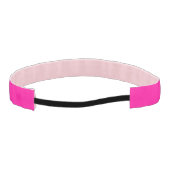 名パーソナライズされた前ヘアゴム アスレチックヘッドバンド (裏面)