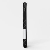 名パーソナライズされた前ベビーカエル黒十字架 Case-Mate iPhoneケース (裏面/左)