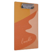 名パーソナライズされた前ボホ南西モダン風景 クリップボード (右)