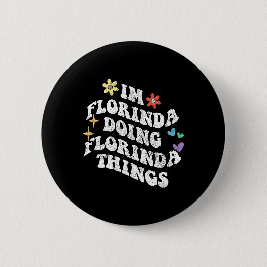 名パーソナライズされた前マザーズDay Equipment For Women Ret 缶バッジ (正面)