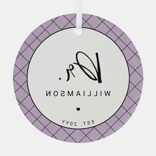 名パーソナライズされた前ミニマル医師の卒業 ガラスオーナメント (裏面)