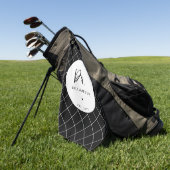 名パーソナライズされた前ミニマル医師の卒業 ゴルフタオル (グリーン)