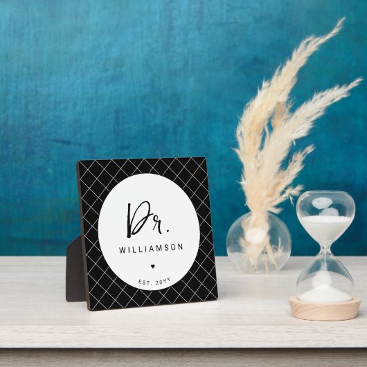 名パーソナライズされた前ミニマル医師の卒業 フォトプラーク (インサイチュ)