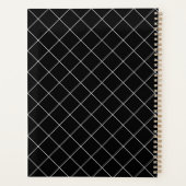 名パーソナライズされた前ミニマル医師の卒業 プランナー手帳 (裏面)