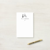 名パーソナライズされた前ミニマル医師の卒業 ポストイット (デスク上)