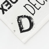 名パーソナライズされた前モダントレンディー少年少女 フリースブランケット (角)