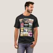 名パーソナライズされた前モノグラム Tシャツ (正面フル)