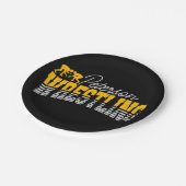 名パーソナライズされた前レスリングスクールチームレスラー ペーパープレート (アングル)