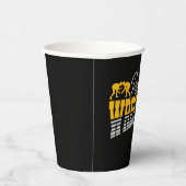 名パーソナライズされた前レスリングスクールチームレスラー 紙コップ (右)